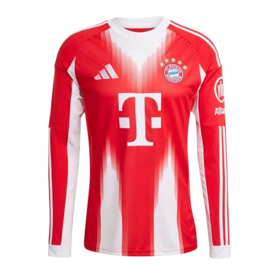 Bayern Munich Long Sleeve Home Football Shirt 2025-26-Fan version